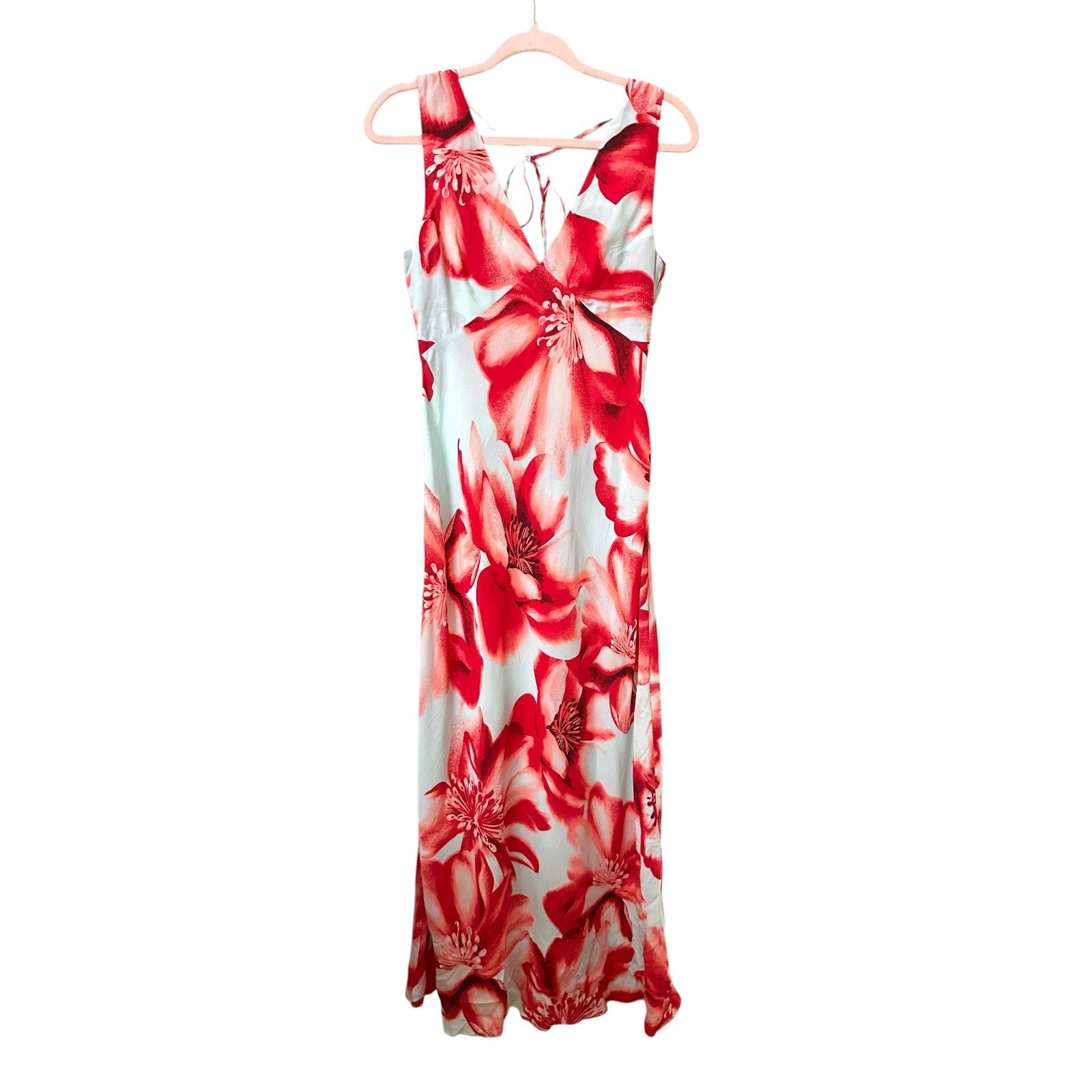 Summer Away Floral Maxi Dress Corallo Floral S/4 New Nwt — image 2 of 6